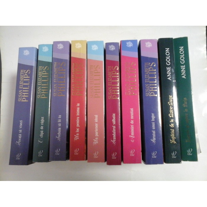 8 romane de SUSAN ELIZABETH PHILLIPS + 2 de ANNE GOLON (ROMANE DE DRAGOSTE) 8 romane de SUSAN ELIZABETH PHILLIPS + 2 de ANNE GOLON (ROMANE DE DRAGOSTE)
